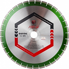 Сегментный алмазный круг Diam Pro Line 1A1RSS Гранит 500 мм